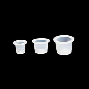 One Tattoo World Tattoo Ink Cups 300 pcs, Assorted Sizes #9 Small #13 Medium #16 Large, OTW-PC300M