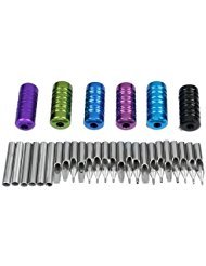 Image of TOOGOO(R) 31 Stainless Steel Tattoo Tubes Grips Nozzle Tips Kit