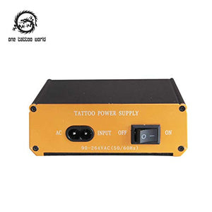 1TattooWorld Premium Quality Digital Display Tattoo Power Supply Gold Color, OTW-P055-1