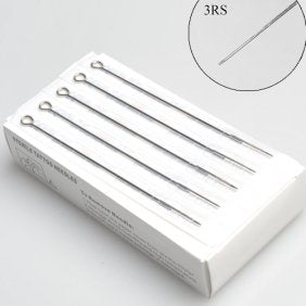 3 Round Shaders 50 Pack of Sterilized Tattoo Needles 3RS