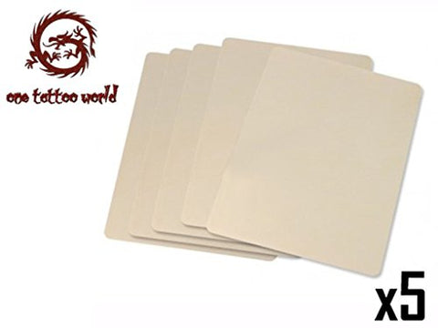 Image of PFT 5X Sheets of Tattoo Practice Skin, XLarge Size 8"x12", 5 Count