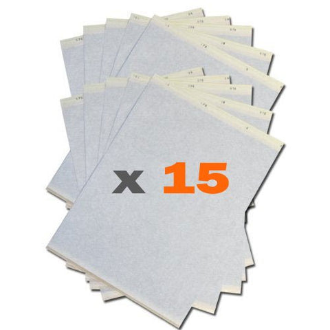Image of 15 Pack Tattoo Stencil Transfer Stencil Carbon Paper 8½" X 11"