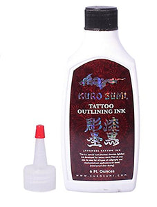 Kuro Sumi Tattoo Ink, Outlining, 6 Ounce