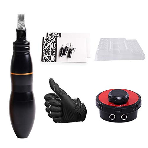 Image of 1TattooWorld New Premium Rotary Pen Style Tattoo Kit, OTW-KPR02A