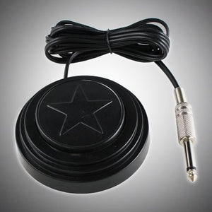 1TattooWorld New PRO 360° Round Star Tattoo Foot Pedal Switch Equipment Supply 5'ft, OTW-P210-3