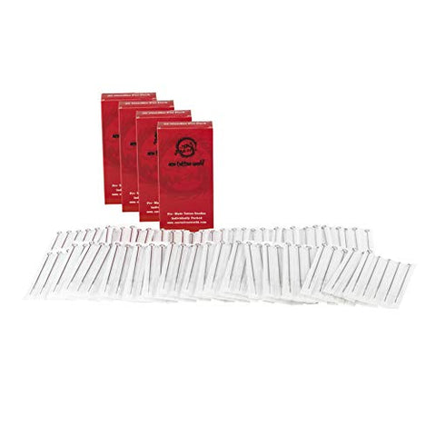 Image of One Tattoo World 200pcs Assorted Tattoo Needles | 100 Round Liners, 100 Round Shaders, 25 Flat Magnums | RL, RS & M1