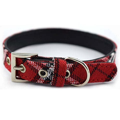 Image of PetsCaptain 4 Pieces Collar Set Stylish Designer Cotton Fabric Cute Dog Collar / Cat Collar, PSC-C5014SM4