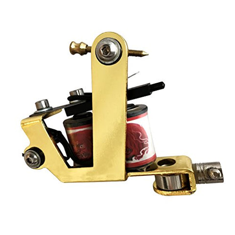 Image of Premium Copper Wire Coils Tattoo Machine Liner & Shader, Gold Color, OTW-M105-2