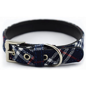 PetsCaptain 4 Pieces Collar Set Stylish Designer Cotton Fabric Cute Dog Collar / Cat Collar, PSC-C5014SM4