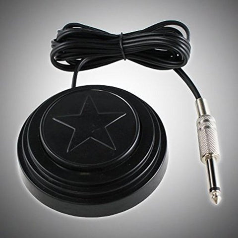 Image of 1TattooWorld New PRO 360° Round Star Tattoo Foot Pedal Switch Equipment Supply 5'ft, OTW-P210-3