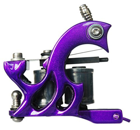 Image of One Tattoo World Premium Copper Wire Coils Tattoo Machine Liner & Shader, Purple, OTW-M505