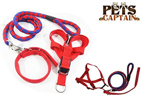 Image of PetsCaptain Pet Supplies for Dog Leash, Dog Collar, and Dog Harness Bundle, Various Size for Small to Extra Large Dogs and Cats