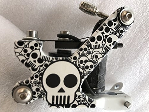 Image of Premium Copper Wire Coils Tattoo Machine Liner & Shader, Dotted Black & White, OTW-M507-2