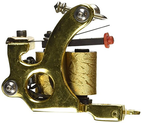 Image of Premium Copper Wire Coils Tattoo Machine Liner & Shader, Gold, OTW-M301-3