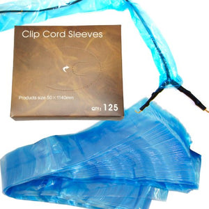 125 Tattoo Clip Cord Disposable Individual Cover Bags Clean Barrier Supply 2" x 45"
