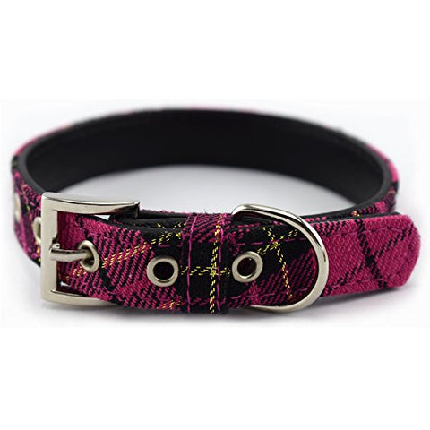 Image of PetsCaptain 4 Pieces Collar Set Stylish Designer Cotton Fabric Cute Dog Collar / Cat Collar, PSC-C5014SM4