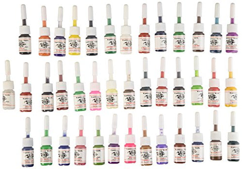 Image of 1TattooWorld Premium Tattoo Ink Set, 40 Color (5ml) Each, OTW-C040.3