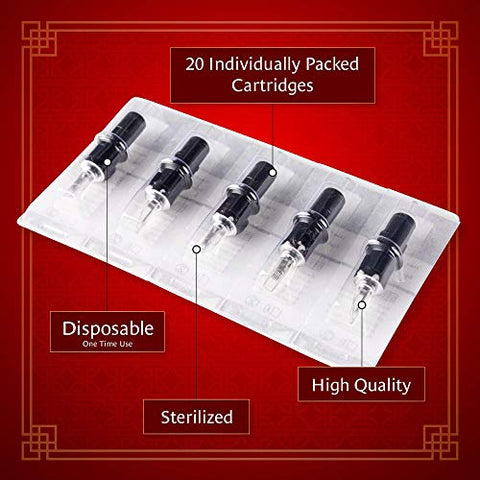 Image of 1TattooWorld 2nd Generation Revolution Professional Disposable Tattoo Needle Cartridge 20pack